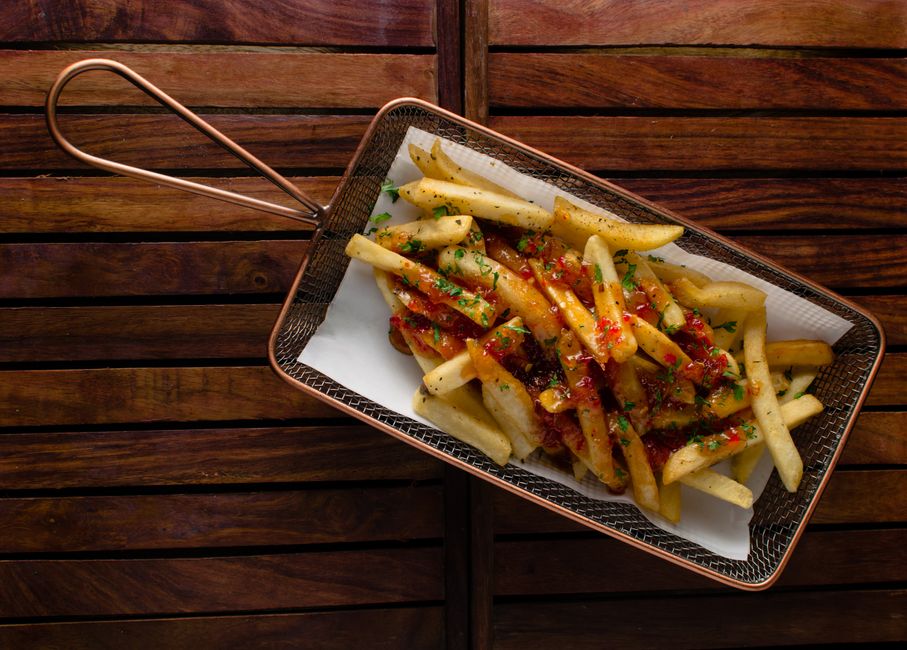 Honey chilli fries