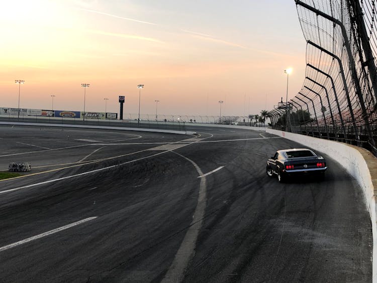 Car On Race Track