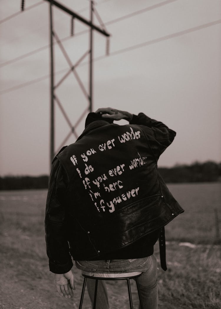 Back View Of A Person Wearing Jacket