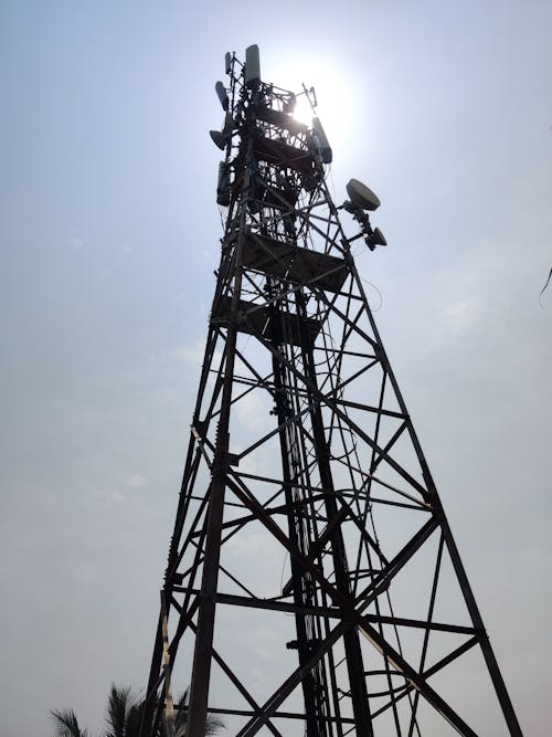 Free stock photo of cellphone tower, electromagnetic radiation, mobile tower
