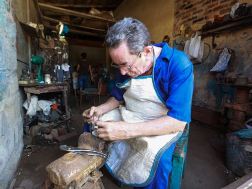 Blacksmith at Work