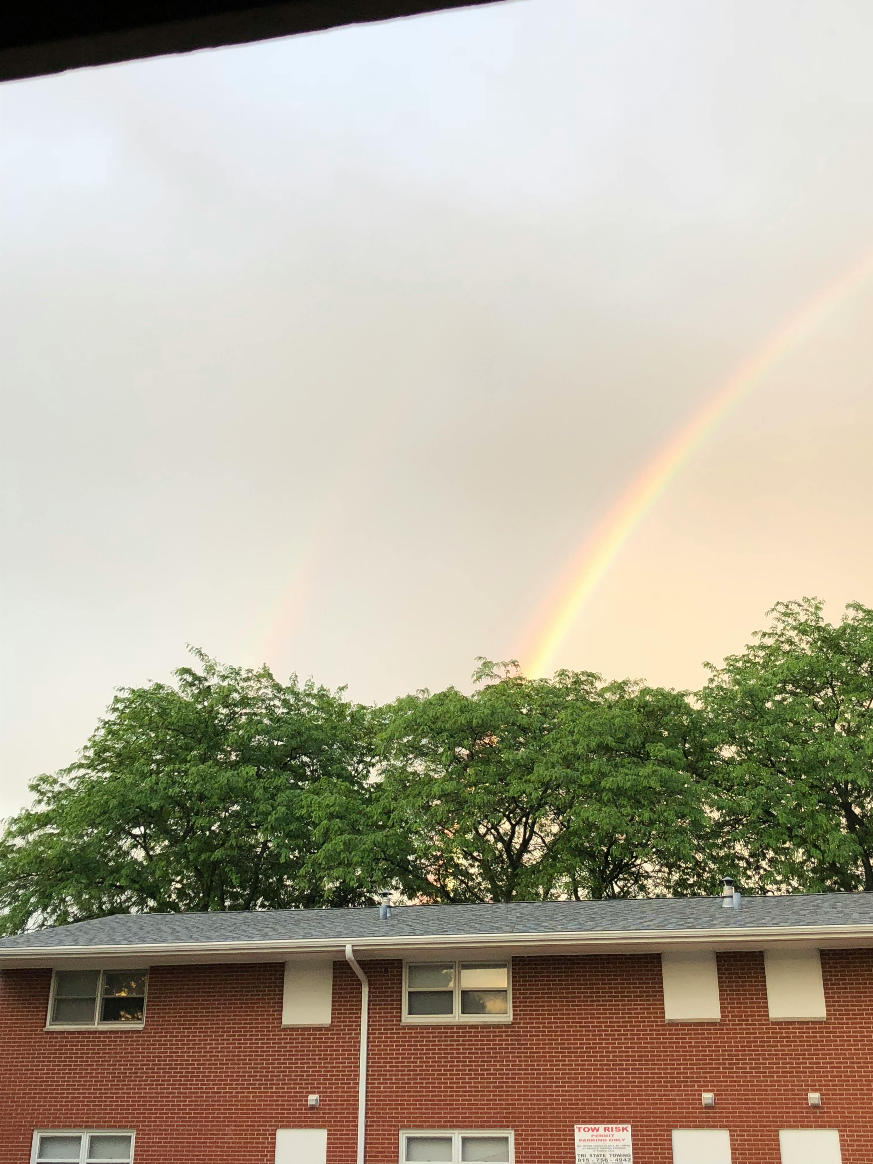 Free stock photo of after the storm, rainbow