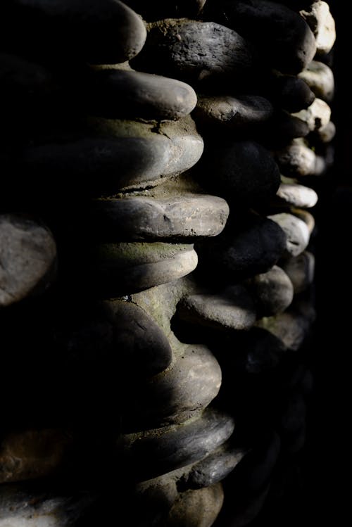 垂直拍摄, 岩石, 特写 的 免费素材图片
