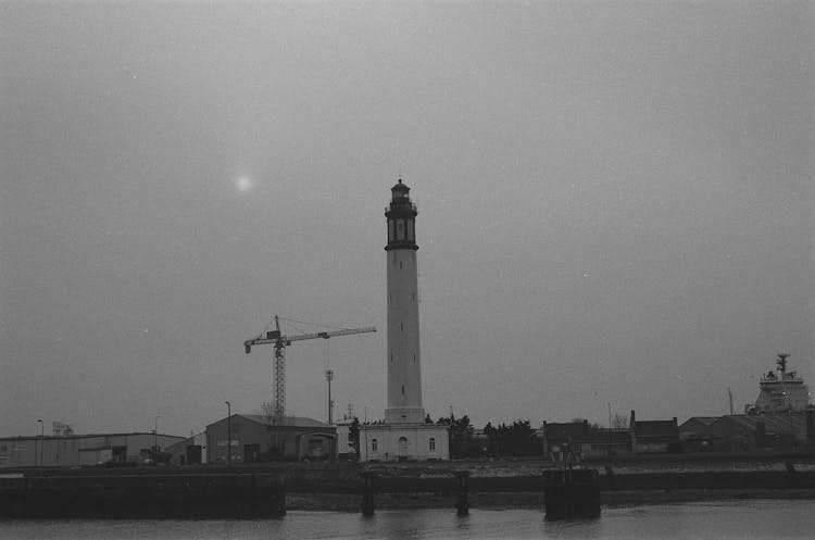 Grayscale Photo Of Dunkirk Lighthouse In France