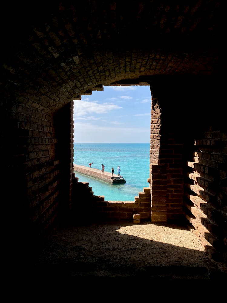 Inside A Brick Tunnel