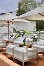 Outdoor Cafeteria at Luxury Hotel