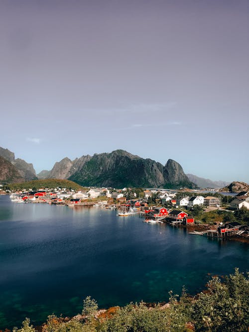 Scenic Fishing Village Reine in Norway