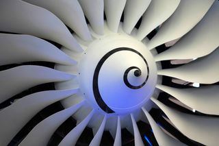 Close-up of an electric fan