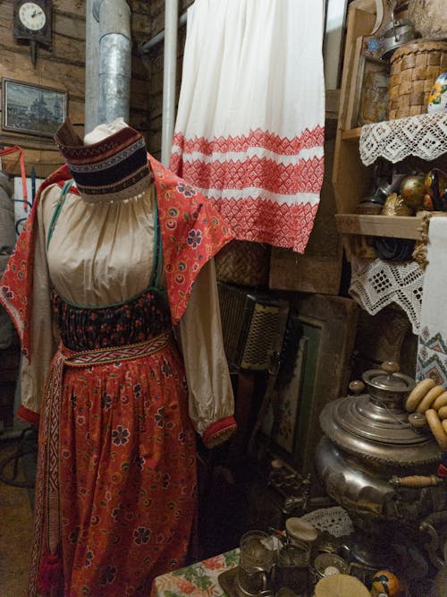 Traditional Dress on a Mannequin 