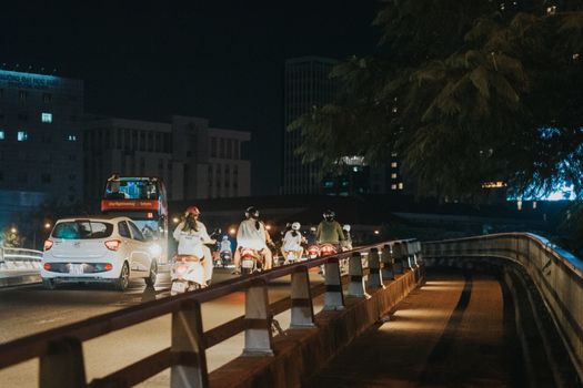 Vespa night food tour — Ho Chi Minh City