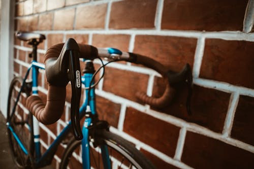 Free Selective Focus Photography of Blue Road Bike Stock Photo