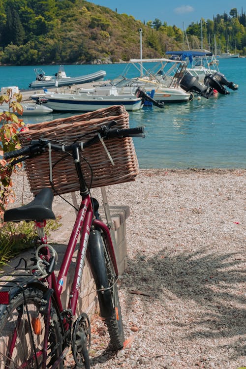 Bicycle at Sandy Beach by Marina