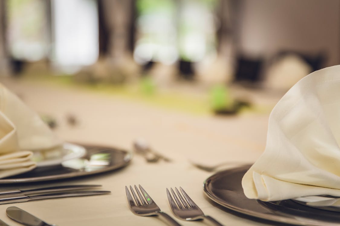 Free stock photo of cutlery, dinner, forks