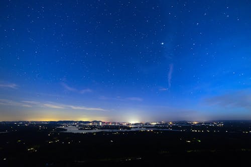 gece, gökyüzü, ışıklar içeren Ücretsiz stok fotoğraf