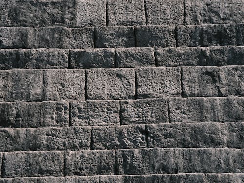 Gray Stone Wall in Close Up Photography