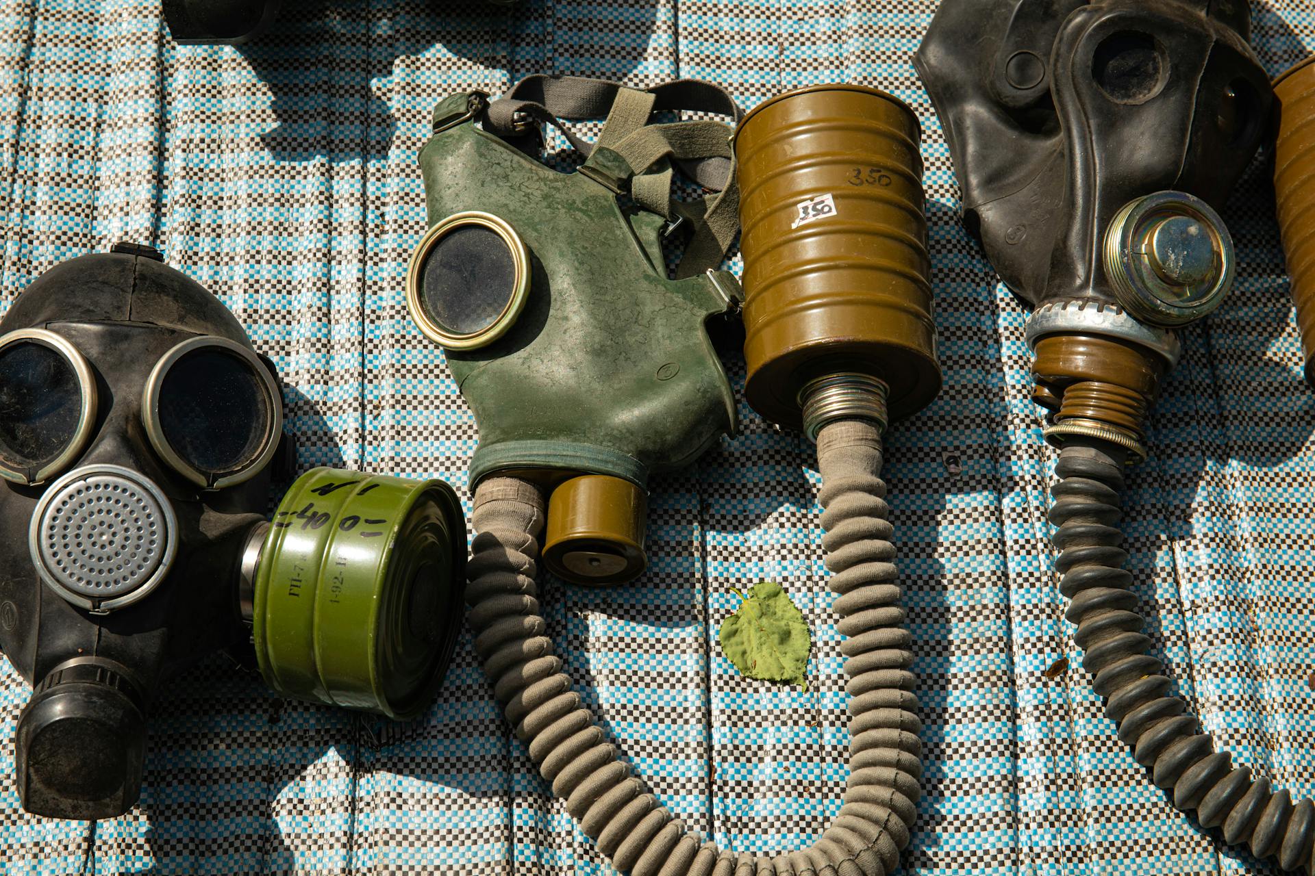 Close-Up Photo of Safety Protective Gas Mask