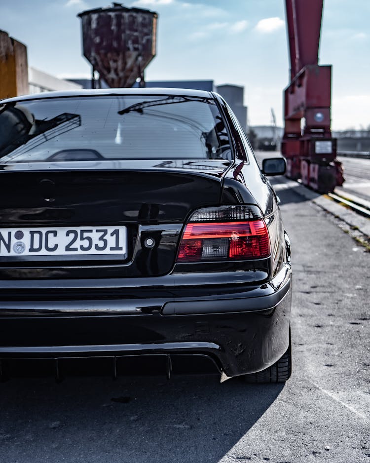 BMW Car Parked On A Port