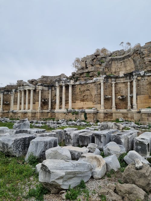 คลังภาพถ่ายฟรี ของ türkiye, คอลัมน์, ซากปรักหักพัง