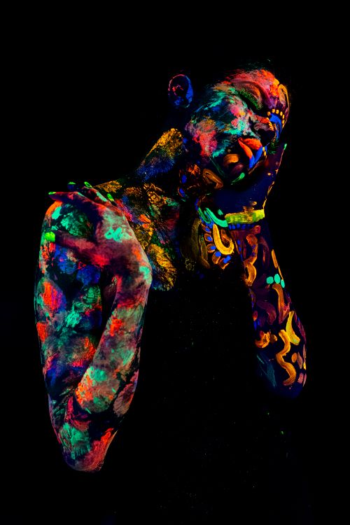 Luminescence Portrait of a Person · Free Stock Photo