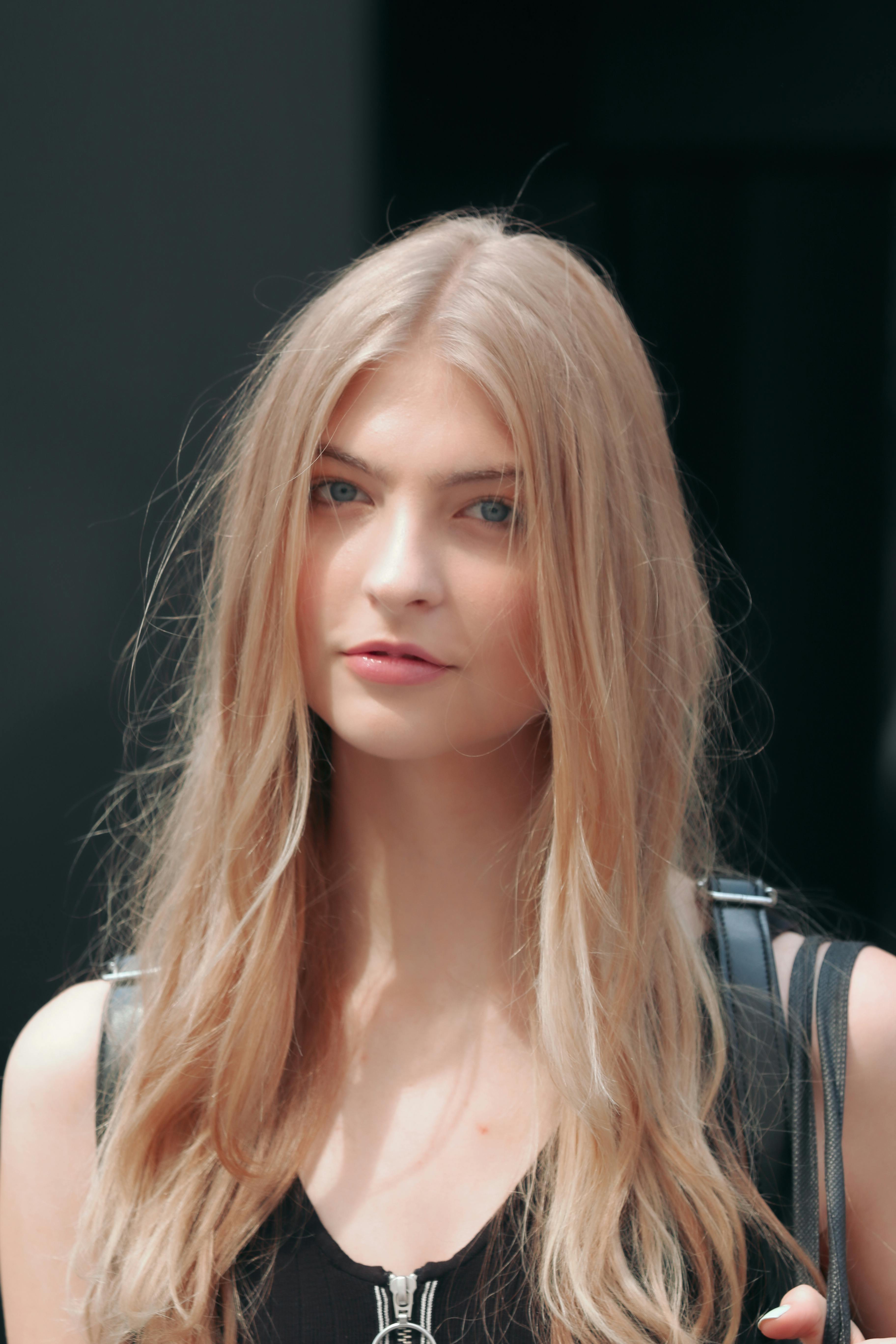 A Beautiful Woman with Blond Hair · Free Stock Photo