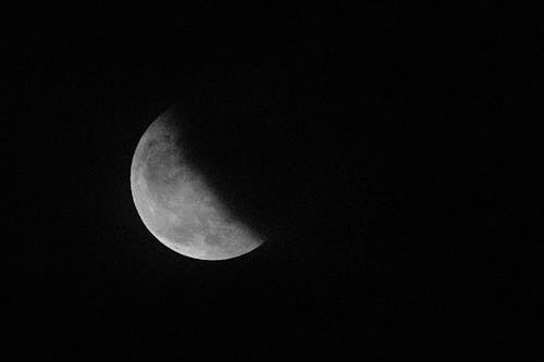 Photos gratuites de astrophotographie, Ciel sombre, fond d'écran lune