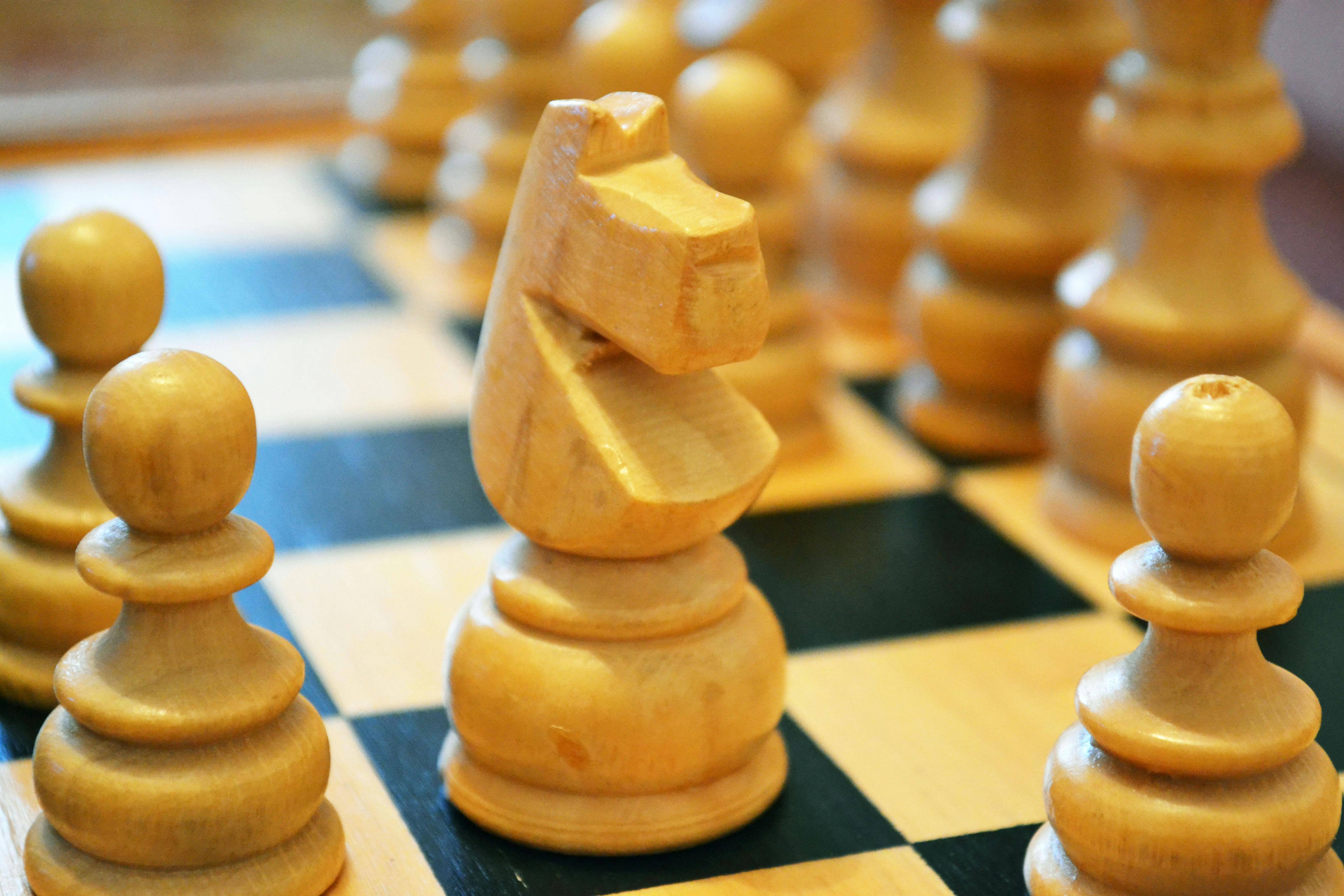 Foto d'estoc gratuïta de escacs, fusta, peces d'escacs