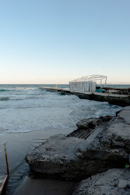 açık hava, dalgalar, deniz içeren Ücretsiz stok fotoğraf