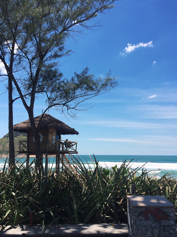 Tower On Beach In Resort