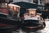 Black and White Boat on Water