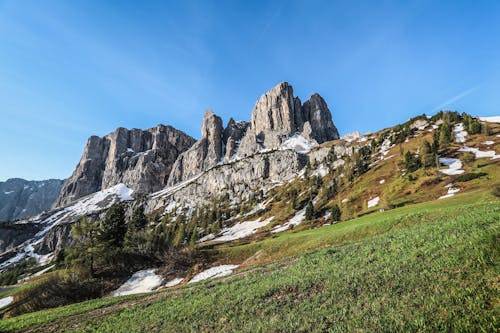 Foto profissional grátis de cadeia de montanhas, cênico, formação rochosa