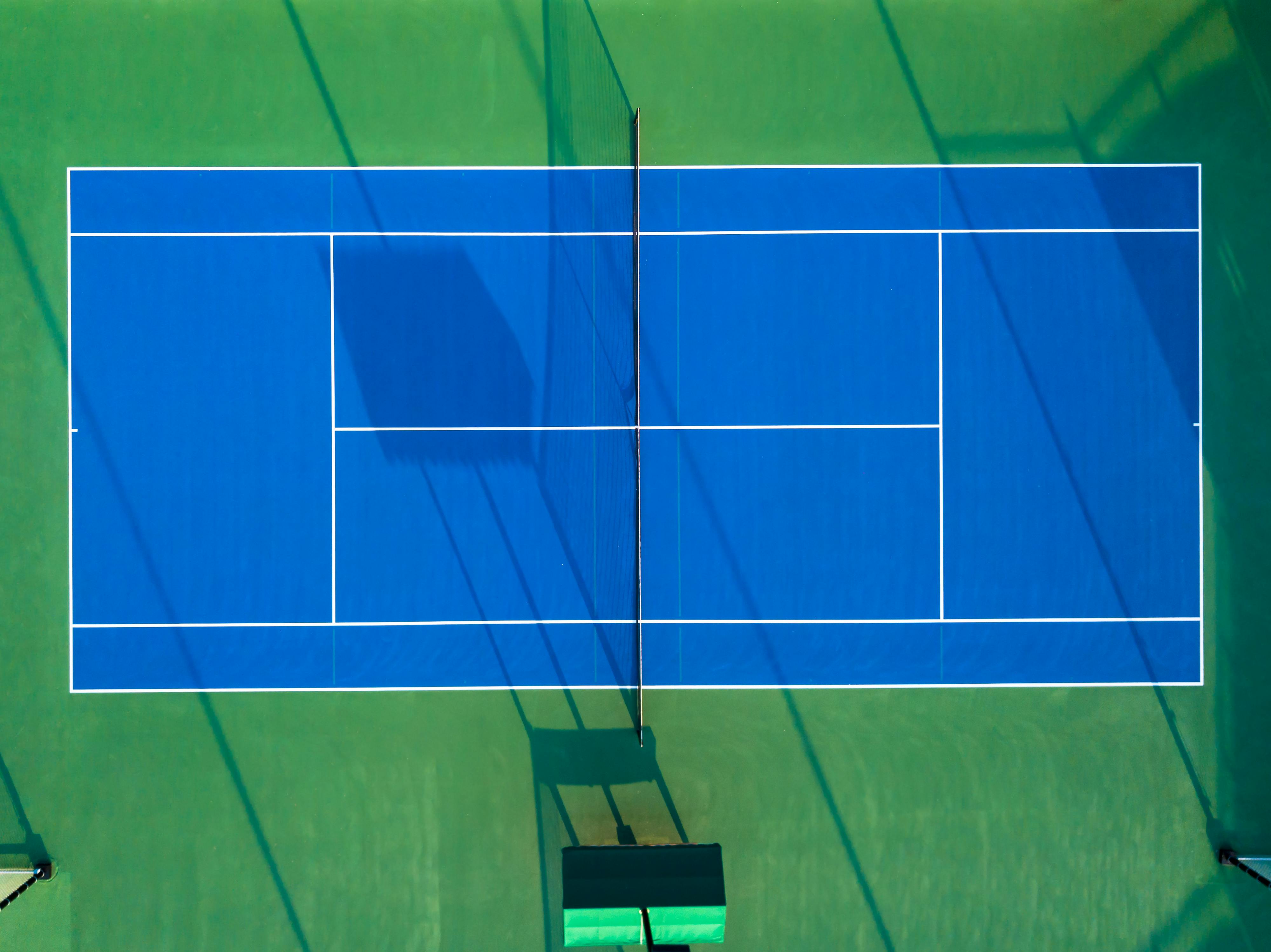 Top View Shot of Tennis Court · Free Stock Photo