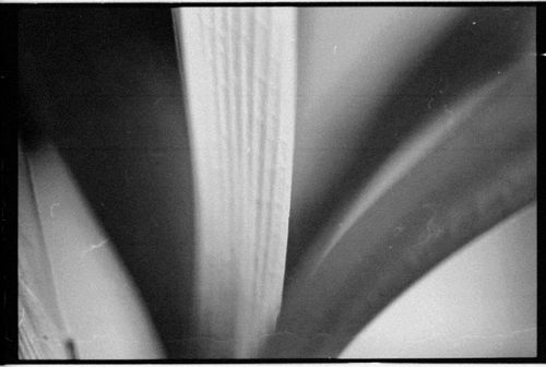 Free Artistic black and white abstract with minimalist design, featuring blurred geometric forms and lines. Stock Photo