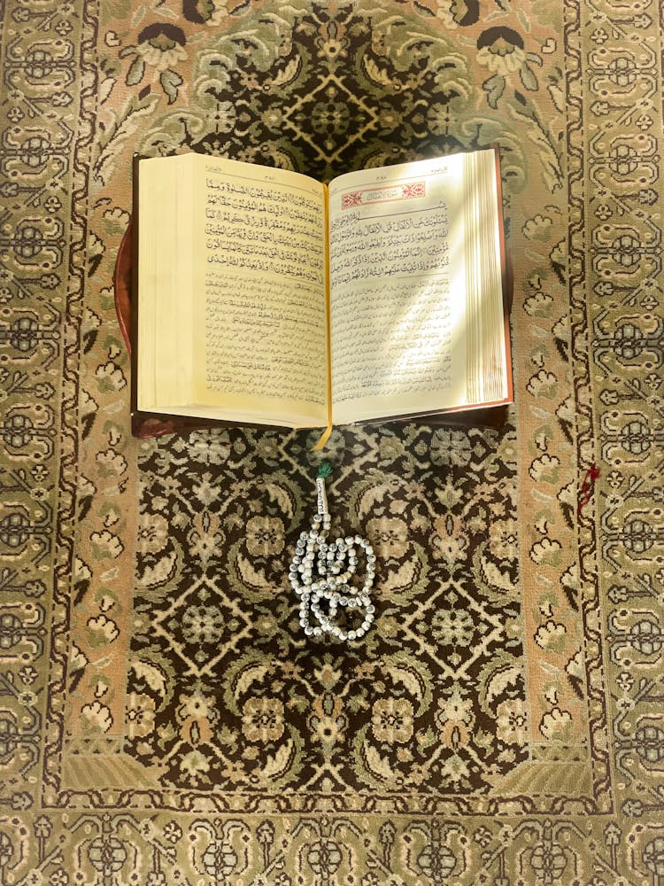 An Open Quran On A Stand