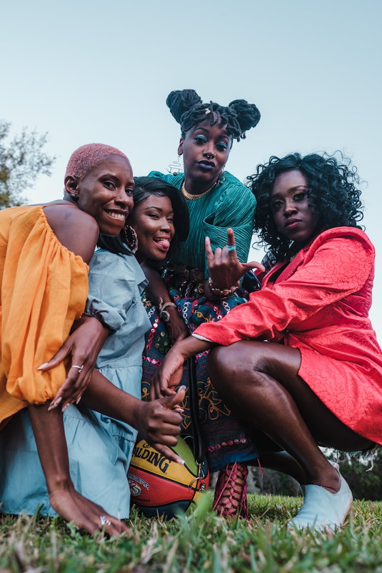 Group Of Best Friends Posing For Picture