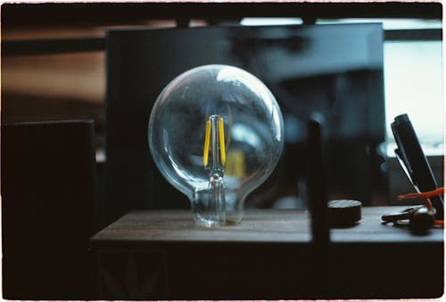 Бесплатное стоковое фото с крупный план, лампочка, прозрачный