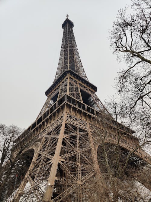 Ingyenes stockfotó alacsony szögű felvétel, Eiffel-torony, Franciaország témában Stockfotó