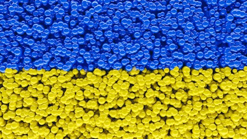 Foto profissional grátis de abstrair, bandeira ucraniana, design