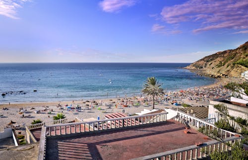 Scenic View of Tourist Beach Island 