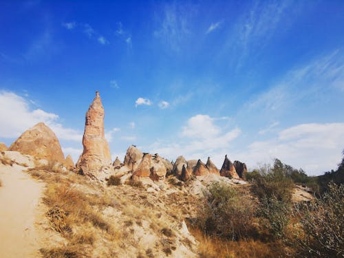 Foto stok gratis batu, cappadocia, formasi batuan