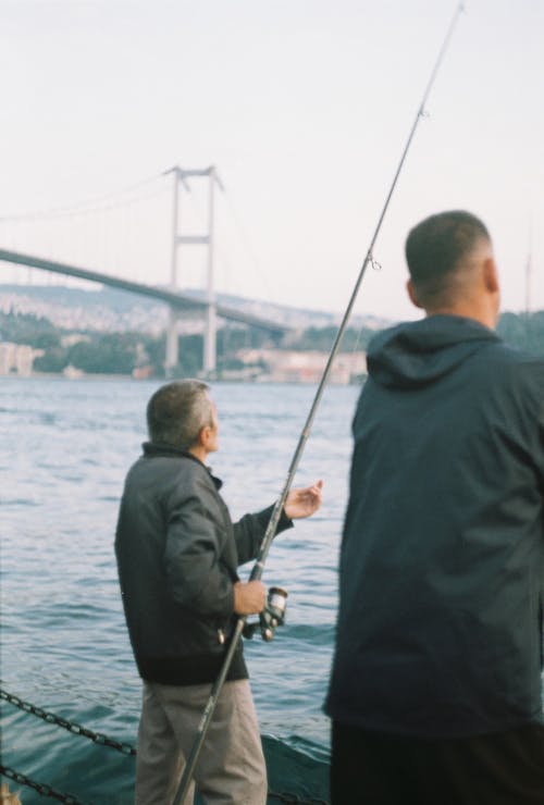 Photo of a Man Fishing