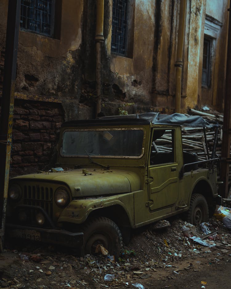 Abandoned Old Jeep