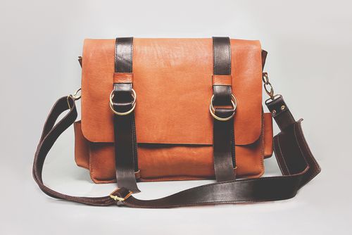 Leather handbag