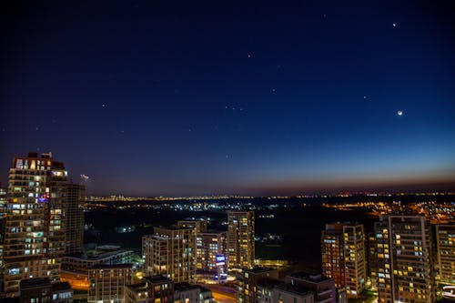 Free stock photo of canon, city skyline, colors