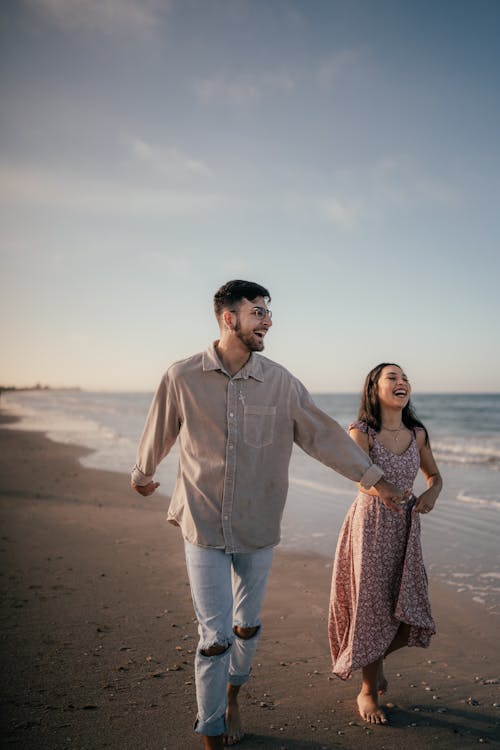 Happy Couple on Beach