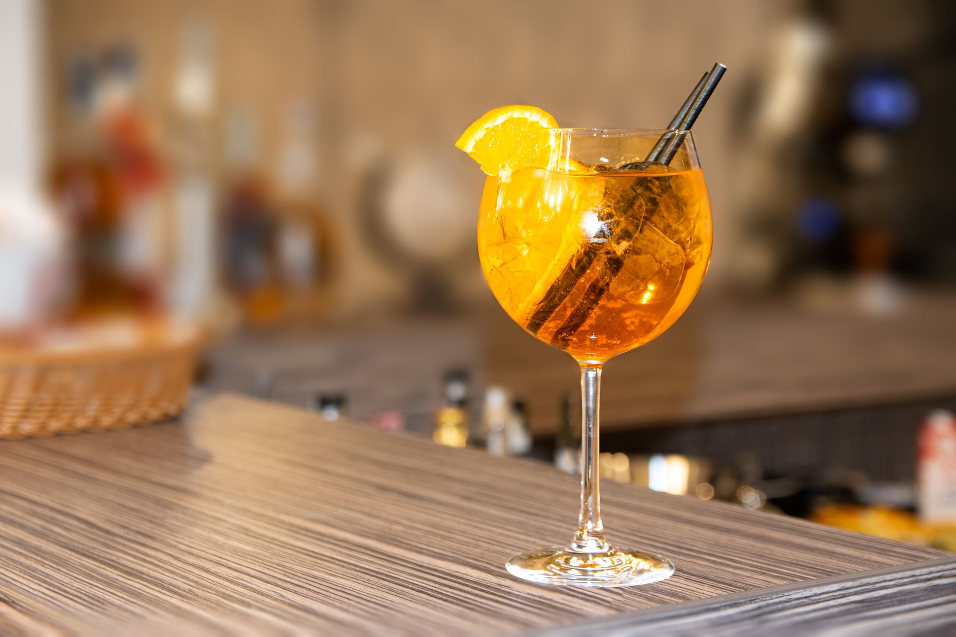 Limoncello Spritz for summer Limoncello Spritz drink on patio