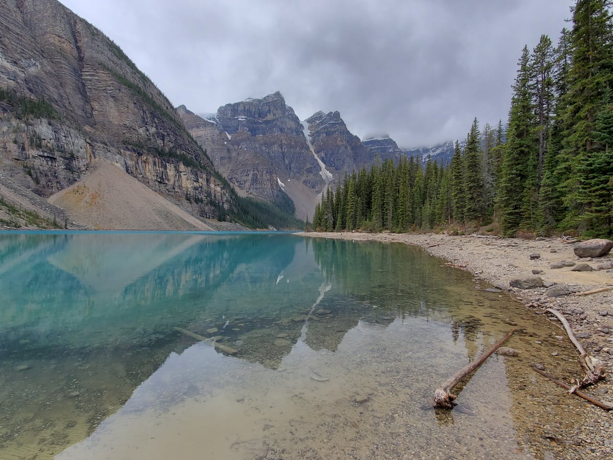 Reflection of Mountains in Rive