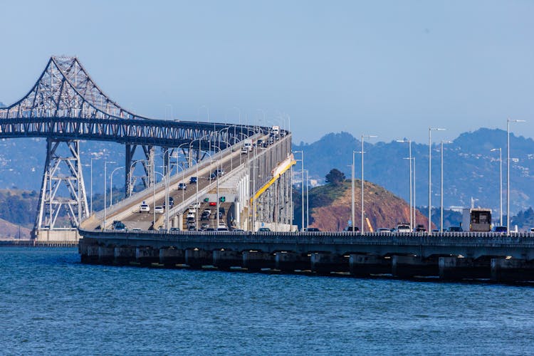 Cars On Richmond-San Rafael Bridge