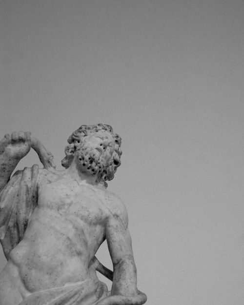 Free Black and white photo of an ancient marble sculpture in Mexico City. Stock Photo
