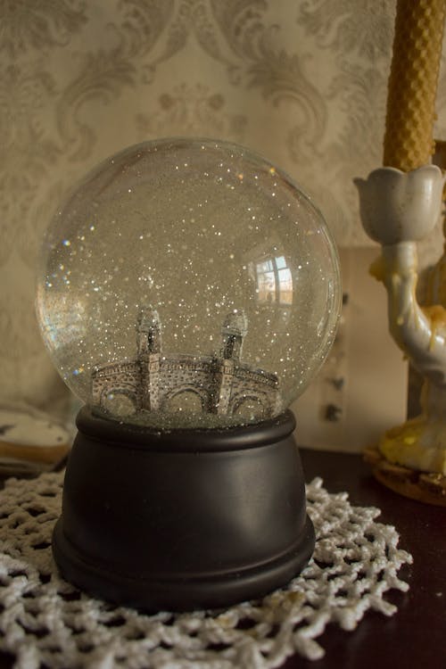 Close-Up Shot of a Snow Globe