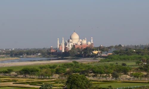 Taj Mahal Landscape View